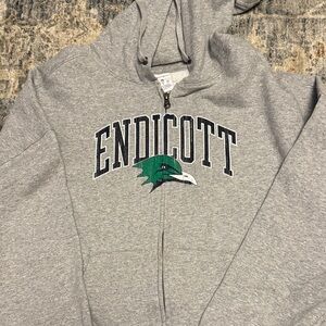 Champion Gray Zip-Up Hoodie